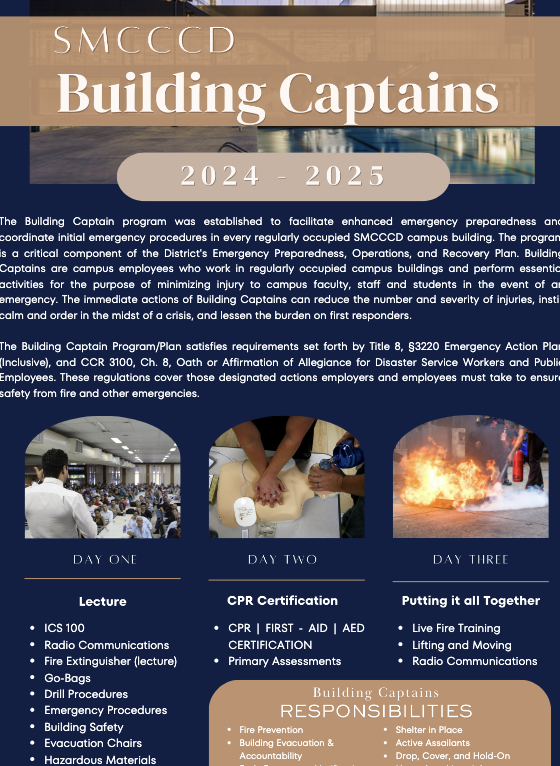 SMCCCD BUILDING CAPTAIN OVERVIEW