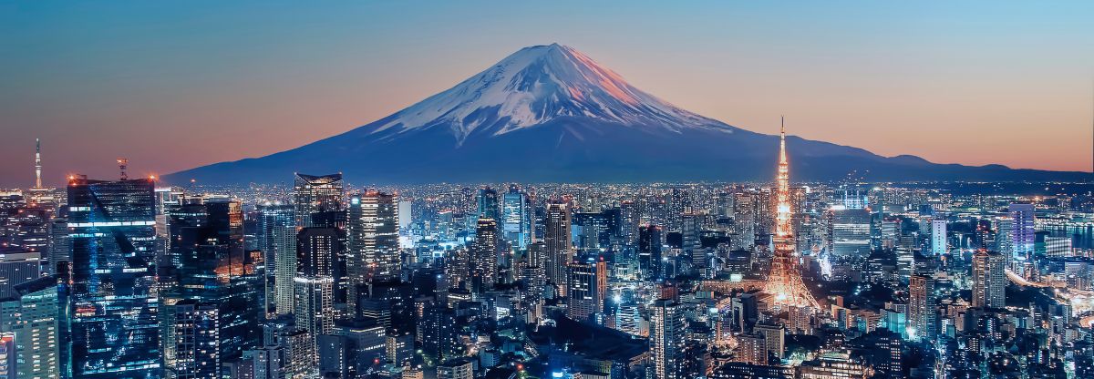Tokyo at sunset