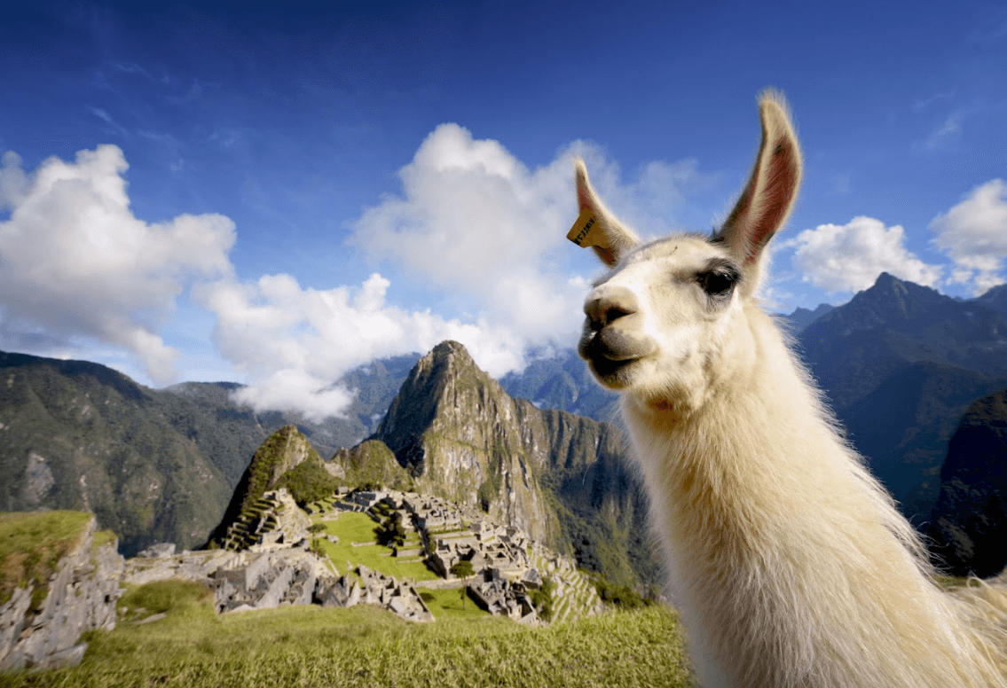 mountain village in Peru